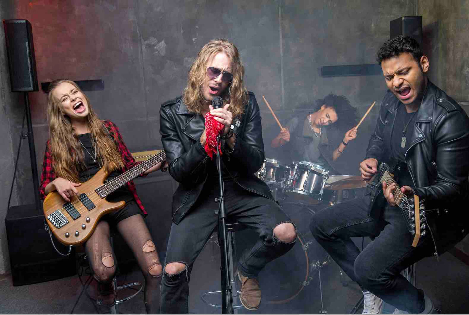 rocb bands usins Shure sm58 microphones