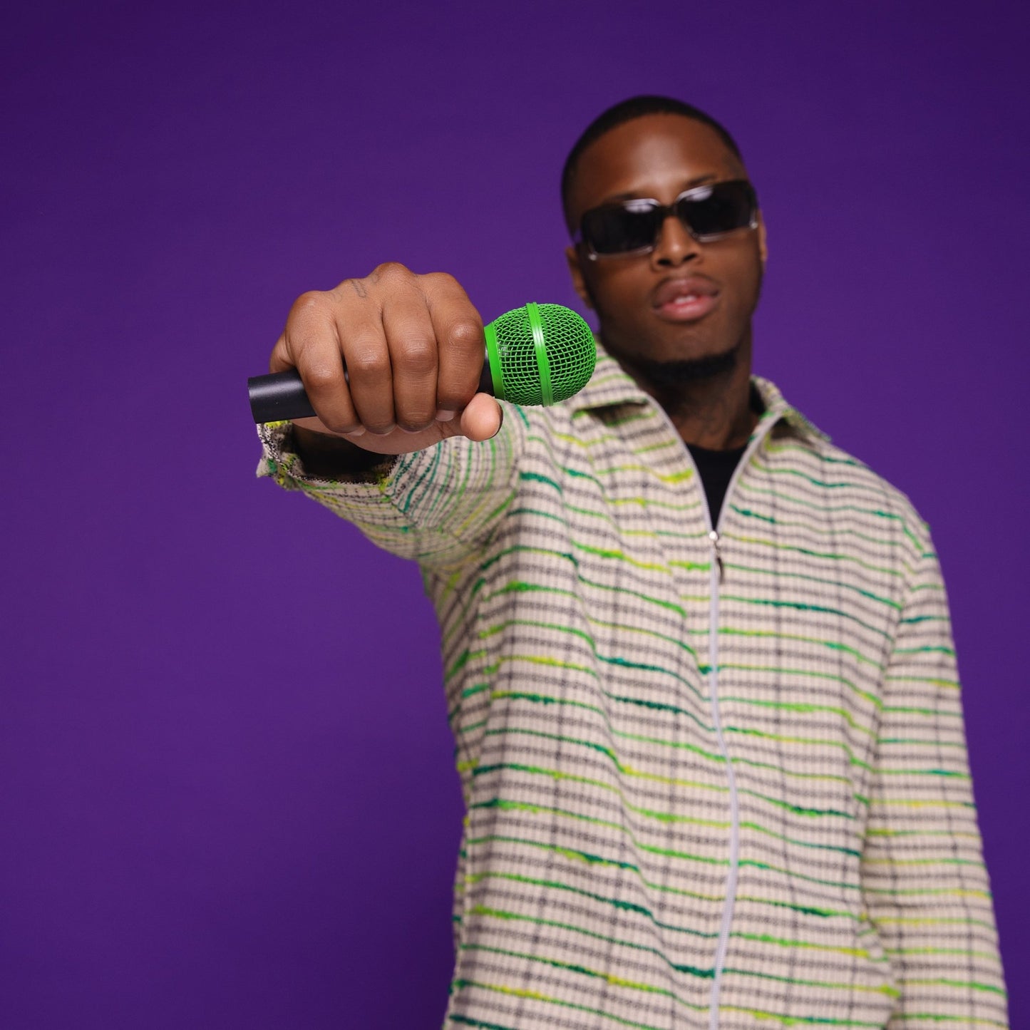 Green Colour SM58 Replacement Microphone Grille Collection - Microphone Dude