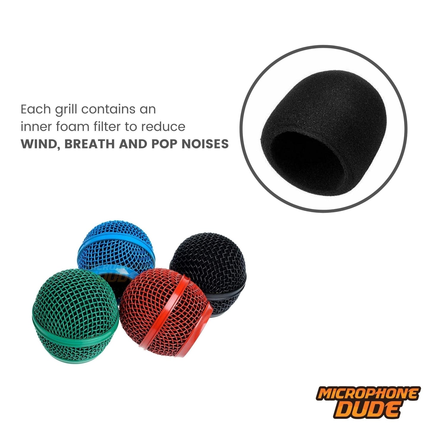 Havana Blue - SM58 Replacement Microphone Grille - Microphone Dude