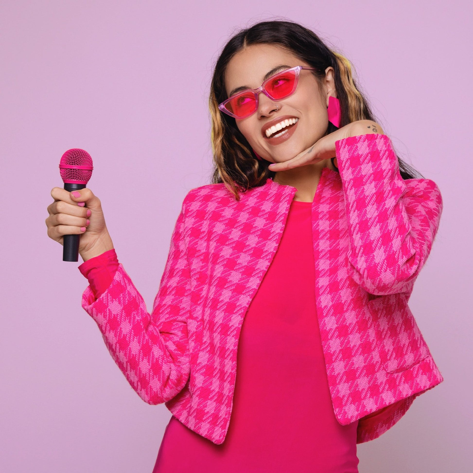 Miami Pink - SM58 Replacement Microphone Grille - Microphone Dude