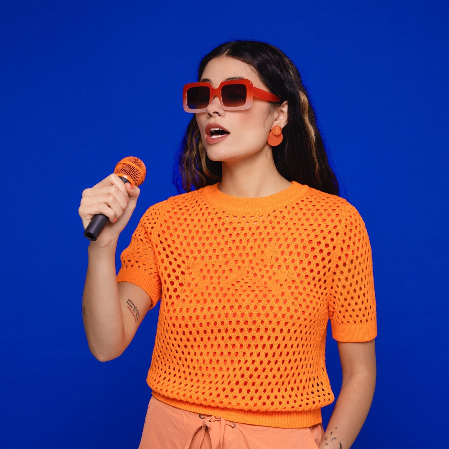 Sahara Orange - SM58 Replacement Microphone Grille - Microphone Dude