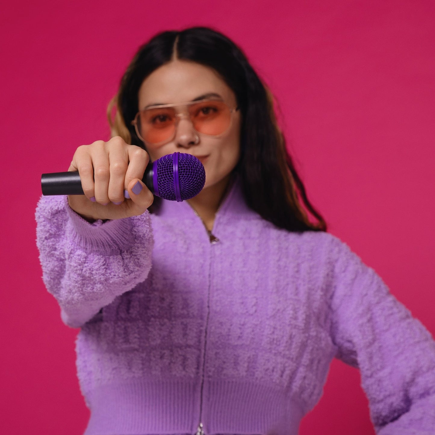 Tromso Purple - SM58 Replacement Microphone Grille - Microphone Dude