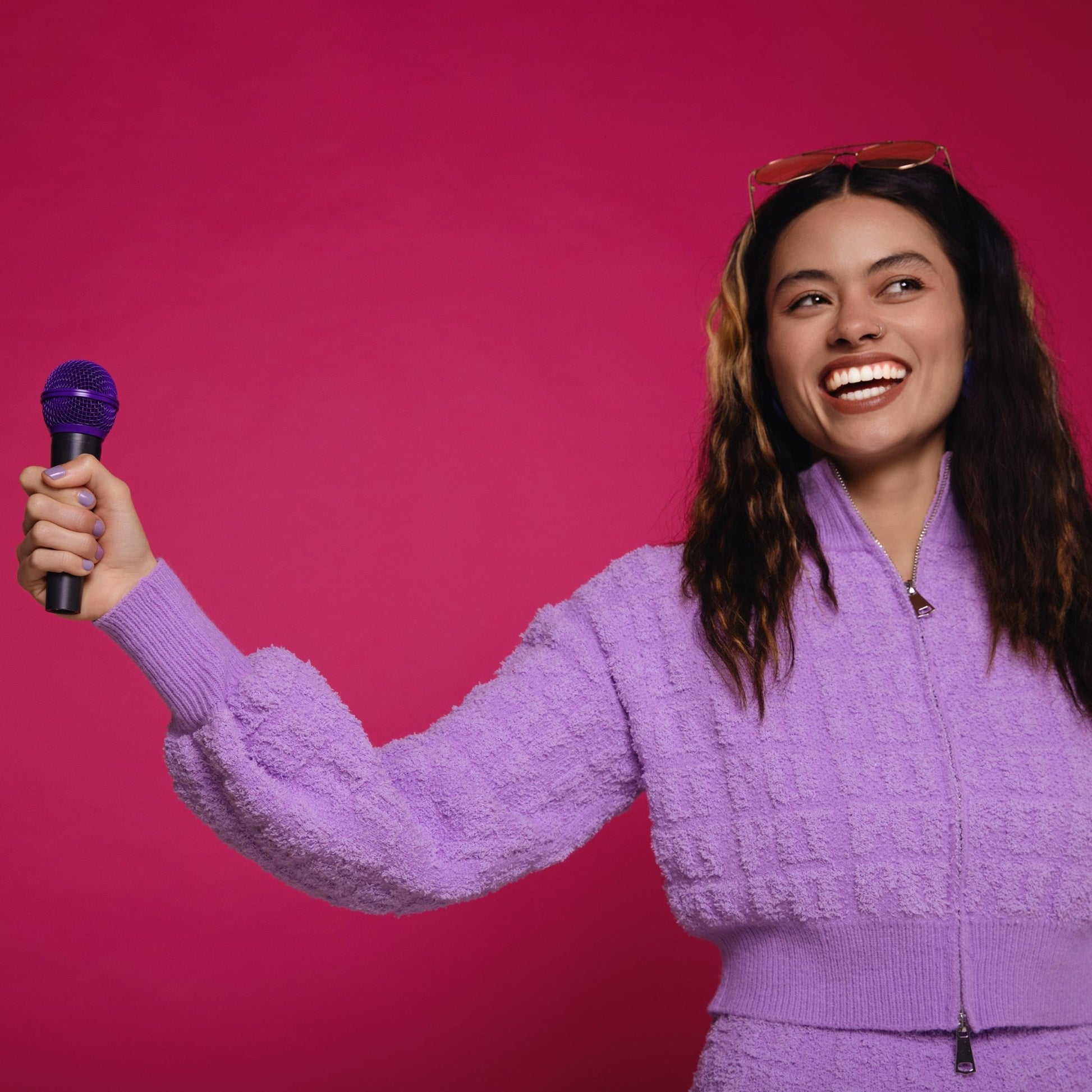 Tromso Purple - SM58 Replacement Microphone Grille - Microphone Dude