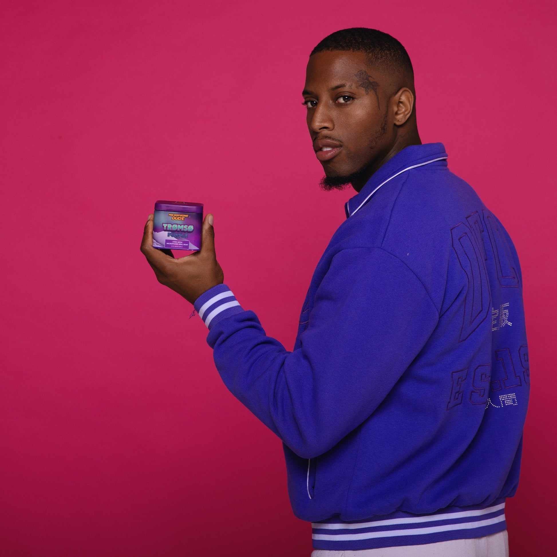 Tromso Purple - SM58 Replacement Microphone Grille - Microphone Dude