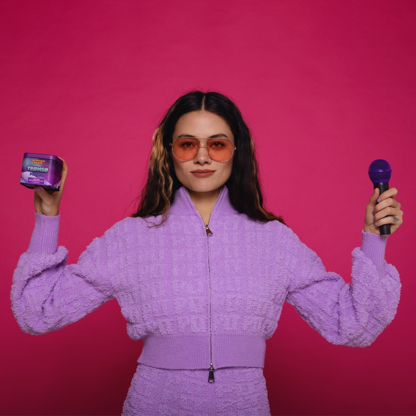 Tromso Purple - SM58 Replacement Microphone Grille - Microphone Dude