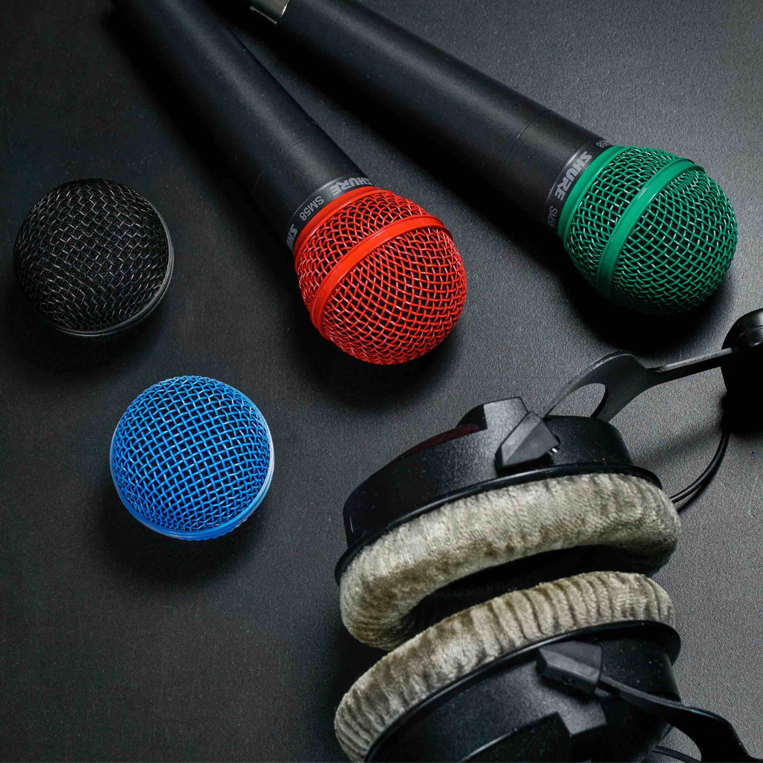 Shure_SM58_Colour_MICROPHONE_GRILLE