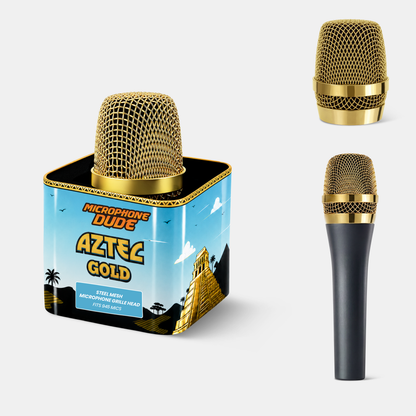 Coloured Replacement Microphone Grilles for Shure SM58, Beta 87A & Sennheiser e945