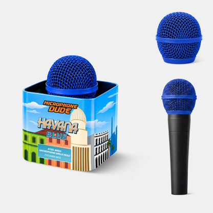 Coloured Replacement Microphone Grilles for Shure SM58, Beta 87A & Sennheiser e945