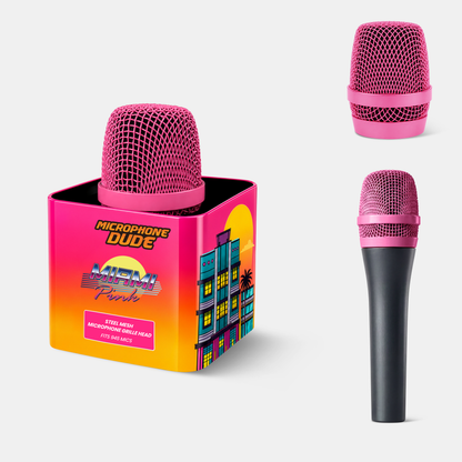 Coloured Replacement Microphone Grilles for Shure SM58, Beta 87A & Sennheiser e945