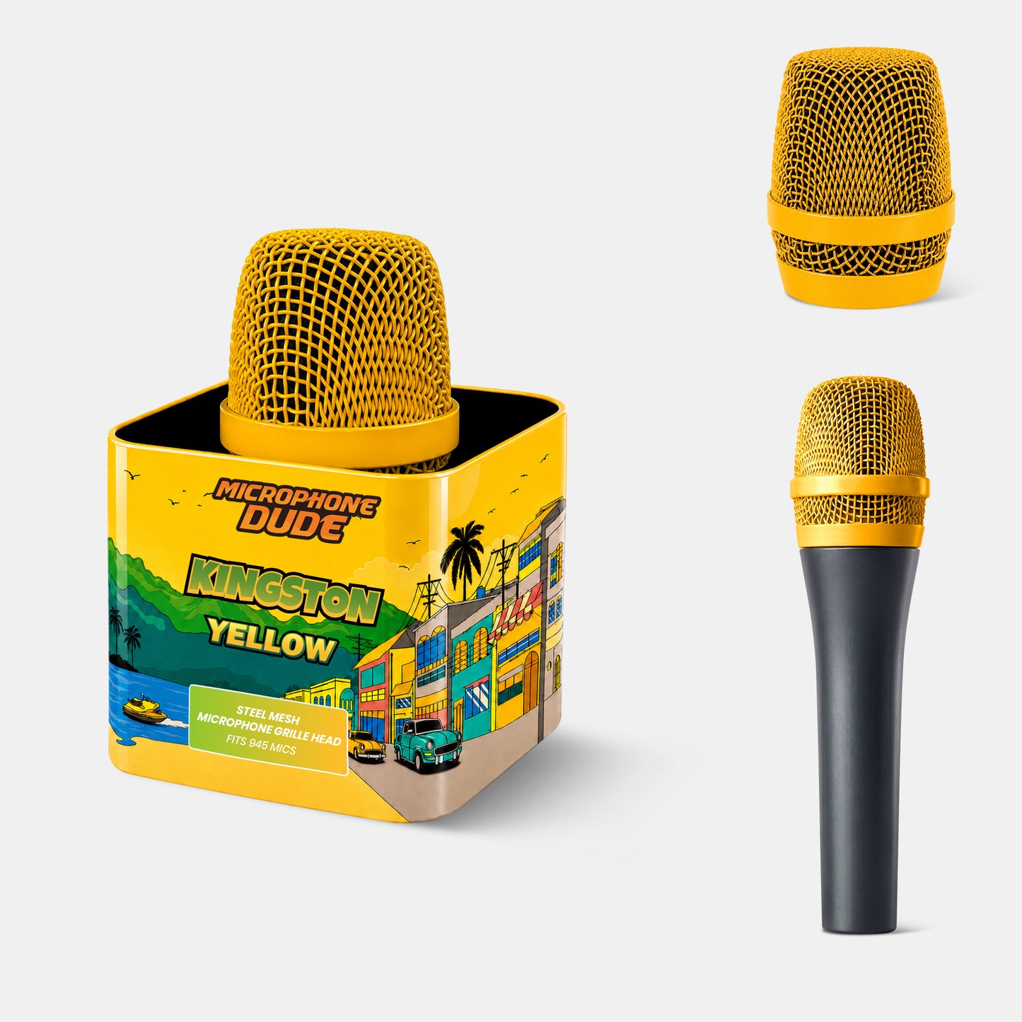 Coloured Replacement Microphone Grilles for Shure SM58, Beta 87A & Sennheiser e945