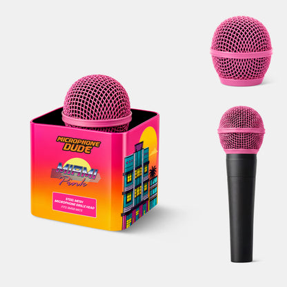 Coloured Replacement Microphone Grilles for Shure SM58, Beta 87A & Sennheiser e945