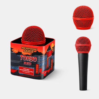 Coloured Replacement Microphone Grilles for Shure SM58, Beta 87A & Sennheiser e945